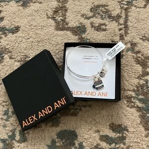Alex & Ani Charm Bracelet - Coffee & Christmas Music